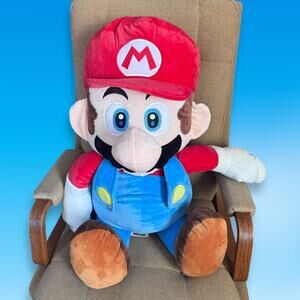 Super Mario Bros Nintendo Plush 3 FT Oversized - Large Jumbo - Huge 36” Switch